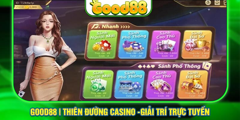 Giới thiệu trò chơi mậu binh đỉnh cao tại sảnh Good88